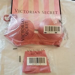 Victoria's Secret 34A Bombshell bra and sm thong